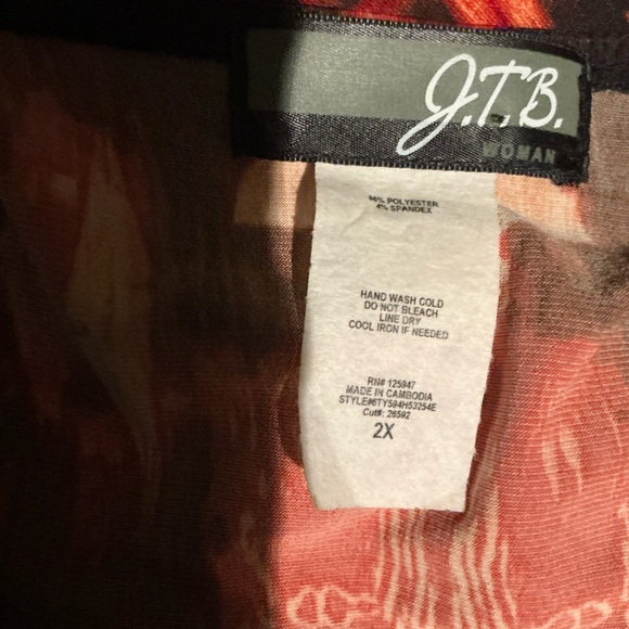 Vtg Y2K fringed autumn vibes top - Picture 2 of 12